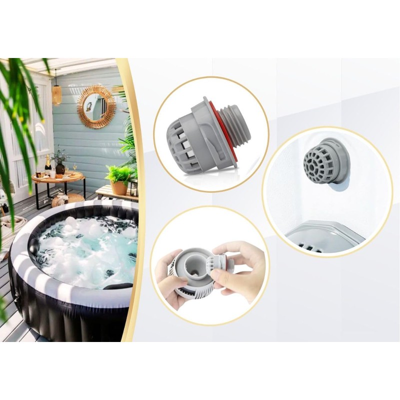 Chemconnect Mount Screw Top Debris Screen Compatible with Bestway Lay