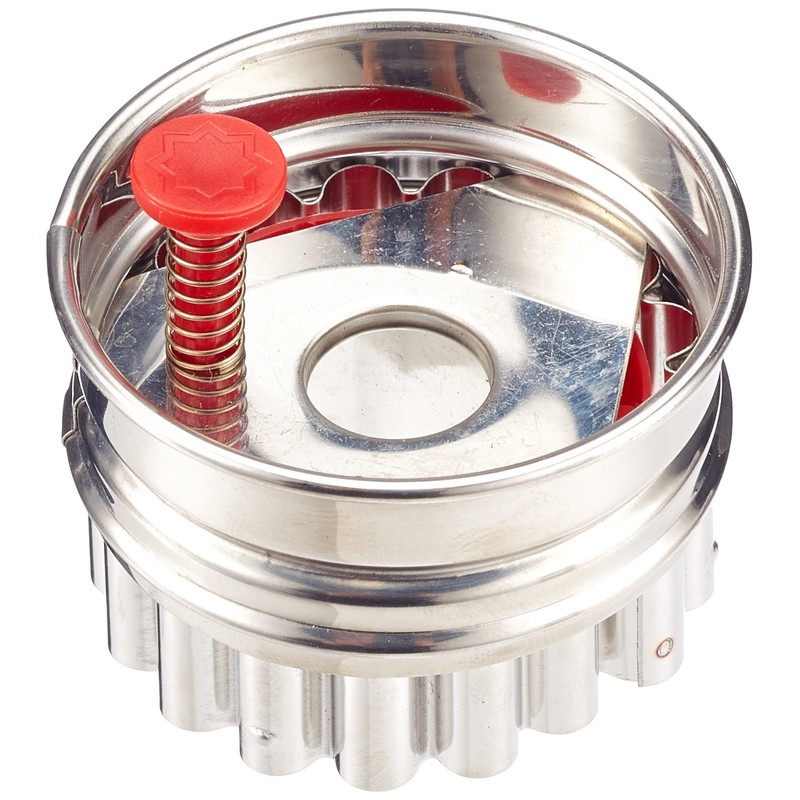 Staedter Linzer Heart Outer Ring, 4.8 cm, Stainless Steel Silver,