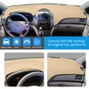 HanLanKa Dashboard Cover Mat Dash Cover Compatible with Toyota Sienna