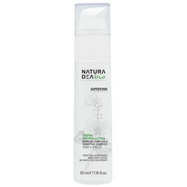 NaturaDea Biological anti-pollution cream with Bioflor Complex and Sensitive Complex - protective, antioxidant, soothing, nourishing, sebum balancing - face and neck, superfood, vegan, derma