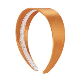 Motique Accessories Copper 2 Inch Wide Satin Headband