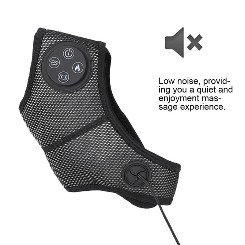 Electric Foot Ankle Massager Vibration Heating Foot Acupuncture Points Massage
