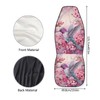 INSTANTARTS Hummingbird Car Seat Covers 2pcs/Set Vehicle Protector Cherry Blossom