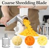 Cambom 5 in 1 Rotary Cheese Grater Hand Crank Cheese