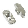 Abeicy 1/4"-20 Threaded Standard Steel Drop in T-Nut, Drop-in T-Nuts