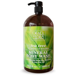 Mineral Body Wash with Dead Sea Minerals & Scented Extracts (Tea Tree)