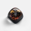 Dwarf Factory Gnarly Drakon Fya Noir Artisan Custom Keycap Premium