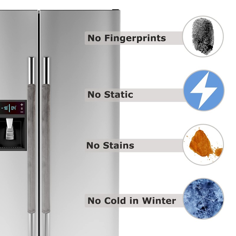Daixers 3PCS Refrigerator Door Handle Covers Kitchen Decor Keep Appliance