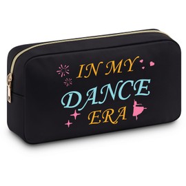 Dance Lover Gifts Cosmetic Bag in My Dance Era Gifts for Dancers Dance Team Coach Teacher Gifts Funny Makeup Bag Birthday Gifts for Women Dancers Female Daughter Sister Travel Pouch