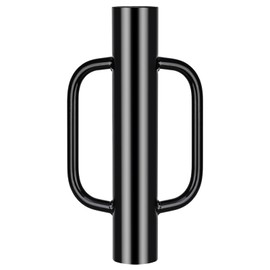 Gtongoko 12LB T Post Driver with Handles Heavy Duty Fence Post Driver Post Pounder for T-Posts，U Channel，Metal Post and Sign Post Pole Driver Tool,17 Inch Black