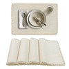 CY SISTERS Cotton Woven Placemats Set of 4, Cloth Placemats