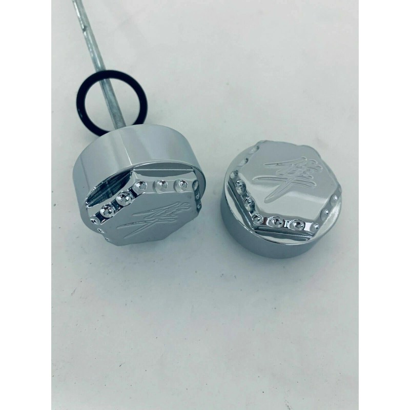 ALL THINGS CHROME HAYABUSA CHROME DIAMOND CUT KANJI ENGRAVED FRONT