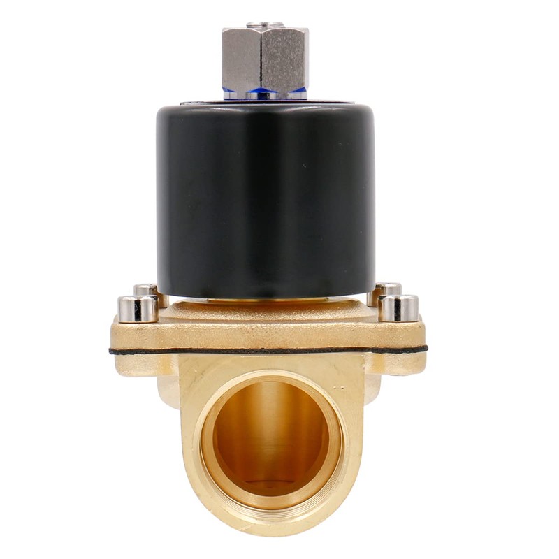 Baomain Pneumatic 1 Inch Normally Open 2 Way Brass Electric