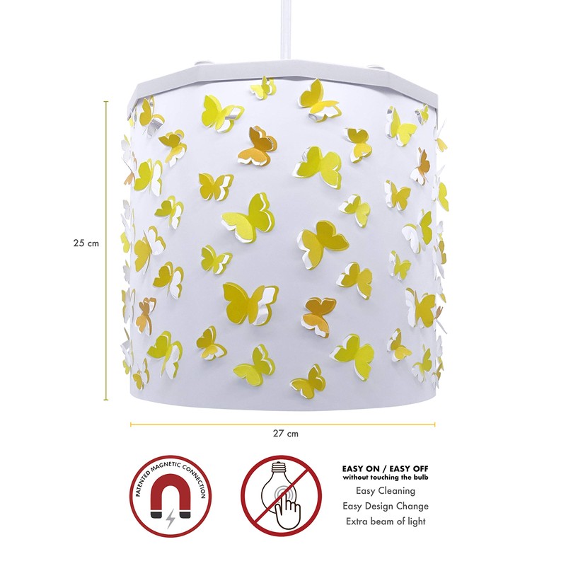 Ereki Ceiling Pendant Light Shade - Butterfly Light Projection Effect
