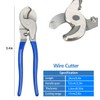 Battery Cable Lug Crimping Tool, Wire Crimper Tool with Cable