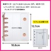 [number-kp] Seal Notebook, Transparent, M5 Size, 10 Refills + Mini