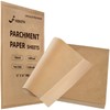 100 Pcs 12x16 Inches Unbleached Parchment Paper Sheets for Baking,