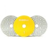 SUBRILLI Dry/Wet 3 Step Diamond Polishing Pads 4" Sanding Discs