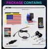 Tavaray 1PC 4FT COB LED Whip Light, Lighted Antenna Whips