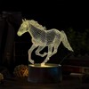 Deluisho Horse Illusion 3D Bedside Lamp, Horse Lamp, Night Lights