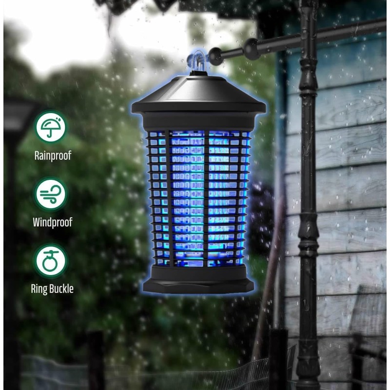 Bug Zapper Large Coverage 1/2 Acre, Weatherproof, Light Sensor, Mosquito