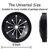 Garbage Disposal Splash Guards Collar Sink Baffle, Multi-Function Kitchen Drain