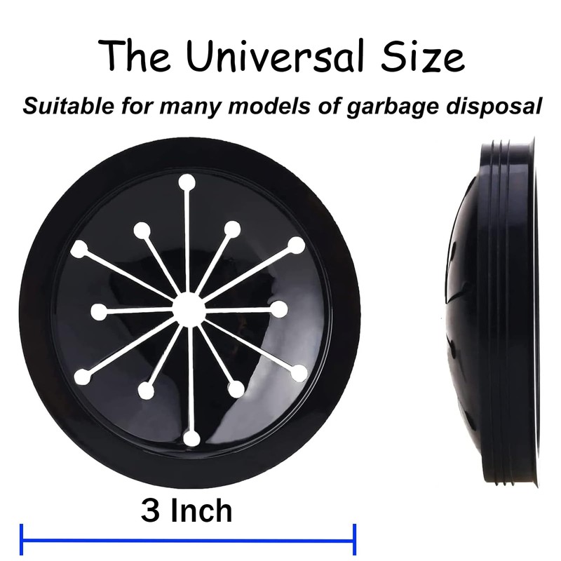 Garbage Disposal Splash Guards Collar Sink Baffle, Multi-Function Kitchen Drain