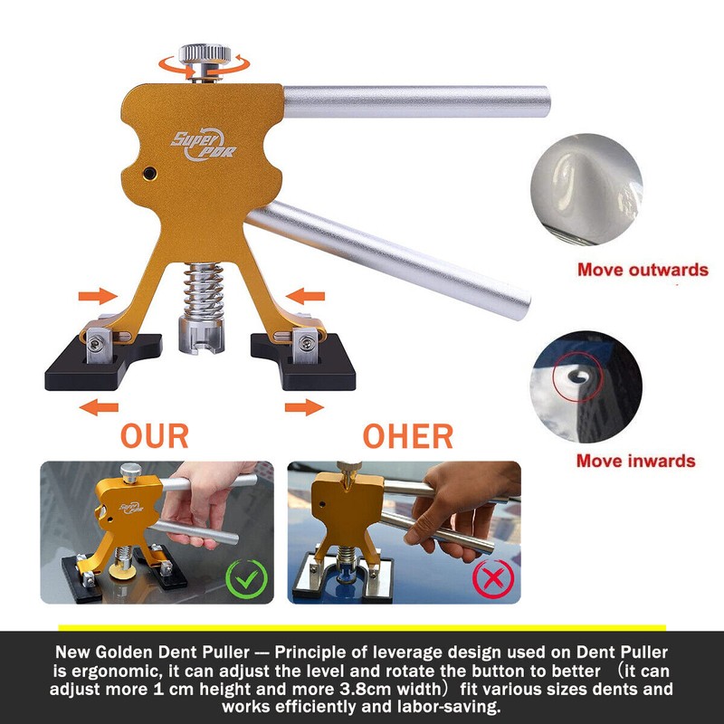 Super PDR 87PCS Car Dent Puller Repair Paintless Hammer Kit