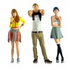 Perfeclan 3Pcs 1/64 Scale People Figures Tiny People Model Collectibles