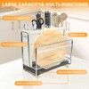 HMIEPRS Knife Holder, Knife Block Multifunctional Large Capacity with Cutting