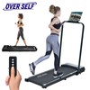 OVER SELF Foldable Walking Mat 6.2MPH 2-in-1 Portable Treadmill with