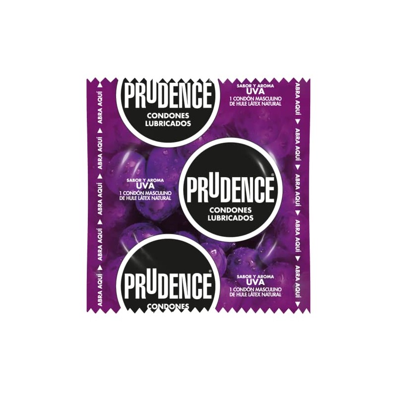 Preservativo Prudence Uva 3 Pz