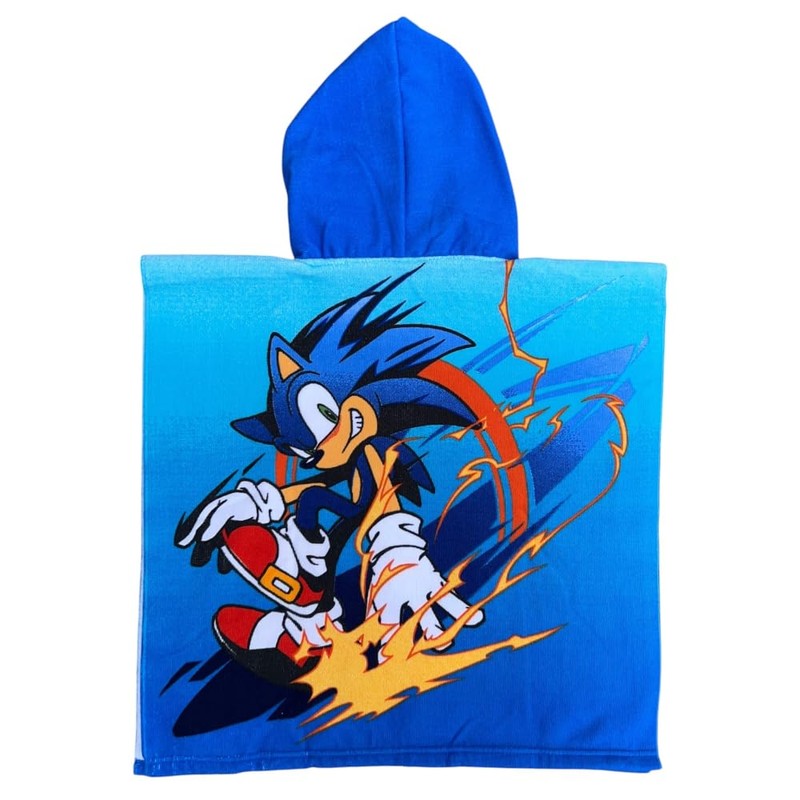 CARTOON Beach Poncho Bathrobe for Children Size 55 x 110
