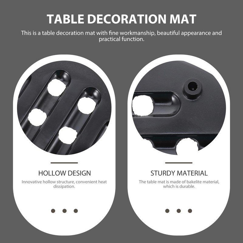 Cabilock 4-Piece Heat Protection Set, Decorative Table Coasters Made of