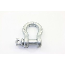 WorldPac (Pack of 2) 5/8-inch Galvanized Forged Steel Anchor Shackle with Screw in Pin