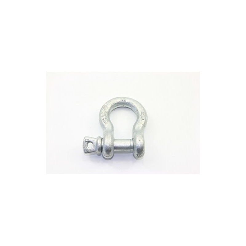 WorldPac (Pack of 2) 5/8-inch Galvanized Forged Steel Anchor Shackle