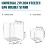 Filling Freezer Bag Stand Acrylic Adjustable Food Storage Bag Stand
