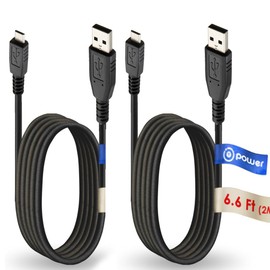 T POWER 2 x pcs USB Cable for Polaroid Camera iZone MP3 MP4 Replacement Spare Power Cord Charging Sync Data Cable