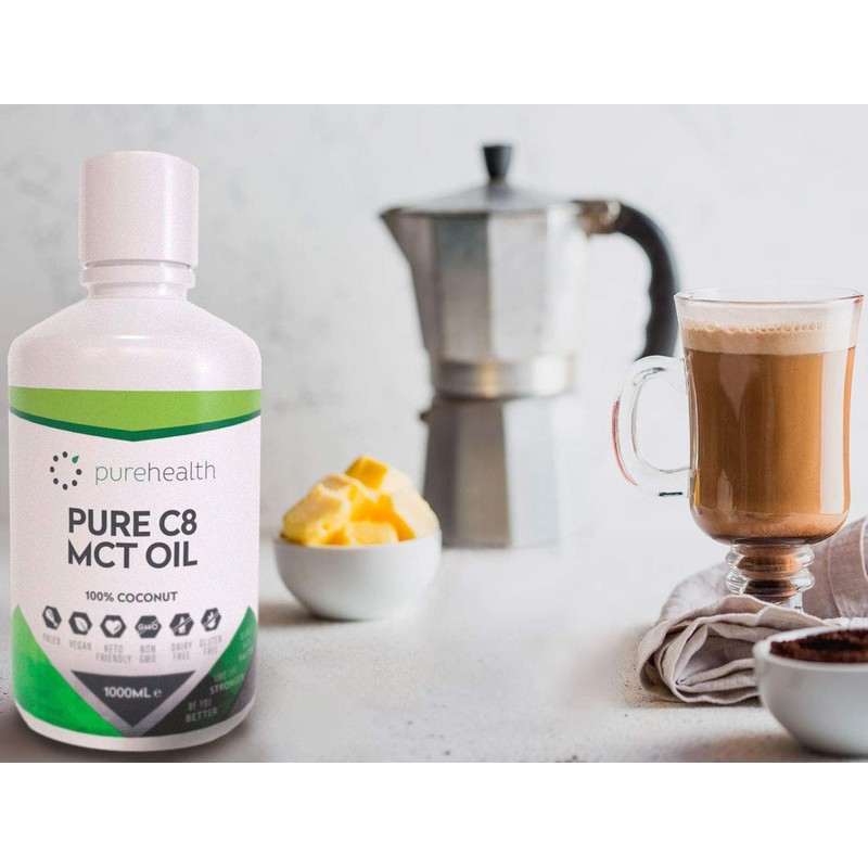 Pure Health Pure Health C8 MCT Oil, Premium 100% Coconut