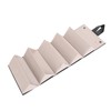 5 Slot Eyeglasses Storage Case Black Folding Multi Compartment Sunglass