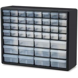 Akro-Mils 10144 Plastic 44-Drawer Small Parts Cabinet OD 20 x 6-3/8 x 15-13/16