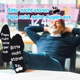 Piroo Gifts for Men Funny Socks Men's Birthday Gift Grandpa Dad Gift Man Pensioner Dad Socks Father Gift Ideas Christmas Advent Calendar Filling, Dad