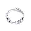 YADOCA 925 Sterling Silver Anxiety Ring for Women Girls Stackable