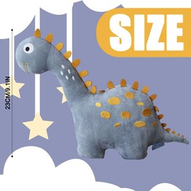 Fadcaer Dinosaur Plush Toys,9 Inch Dinosaur Plush Toy Doll Animal Plush Toy Dinosaur,Soft Cartoon Dinosaur Stuffed Toy for Children Adults Boys Girls Playtime Companions Birthday Gifts