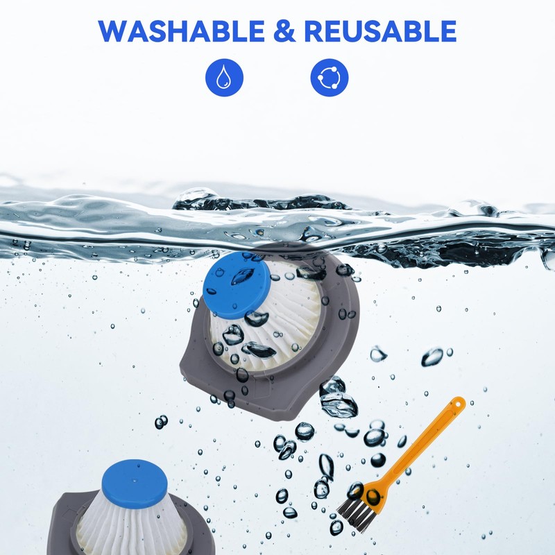 HLVCF10 Vacuum Filter Replacement Compatible with BLACK and DECKER Dustbuster