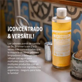 Jabón Líquido de Castilla Eucalipto Dr. Bronner's Orgánico 473ml