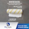 Pro Grade - Cubiertas para rodillos de pintura, microfibra de