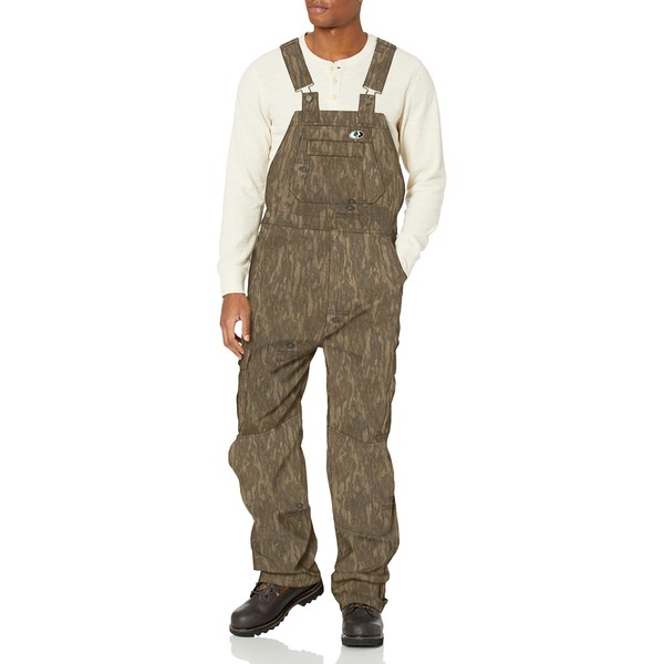 Mossy Oak Men's Standard Cotton Mill 2.0 Hunt Bib Overall,