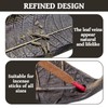 21cm Long Incense Sticks Holders, Metal Leaf Ash Catcher, Meditations