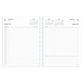 2025 TUL® Discbound Daily Planner Refill Pages, Letter Size, Fashion, January To December